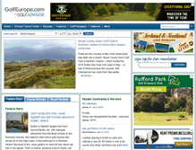Tablet Screenshot of golfeurope.com
